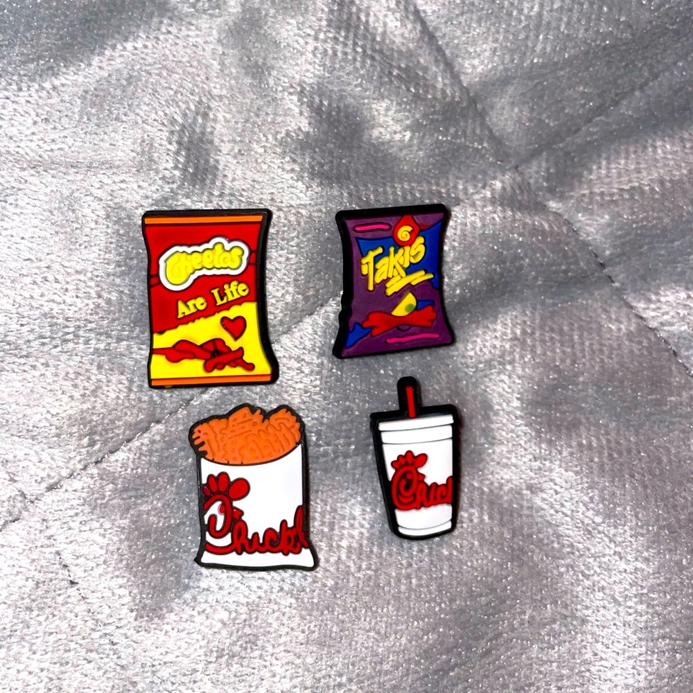 Snack Jibbitz 4pk